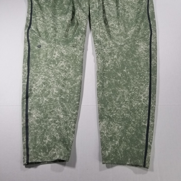 Lululemon ABC Jogger Pants Stretch Mens XL Green Tie Dye Performance Read Des! - Picture 5 of 11